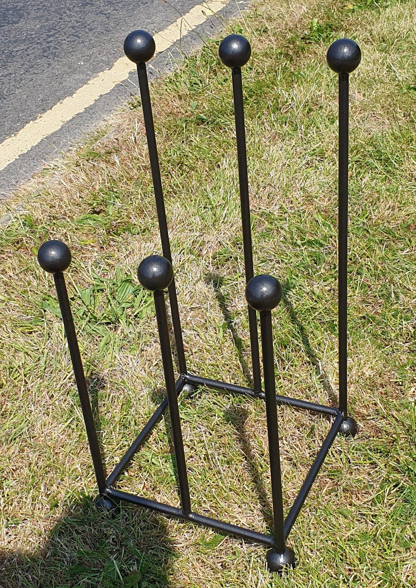 Wrought iron wellington boot stand / rack - available for 2, 3, 4, 5 or 6 pairs. Custom sizes available!!