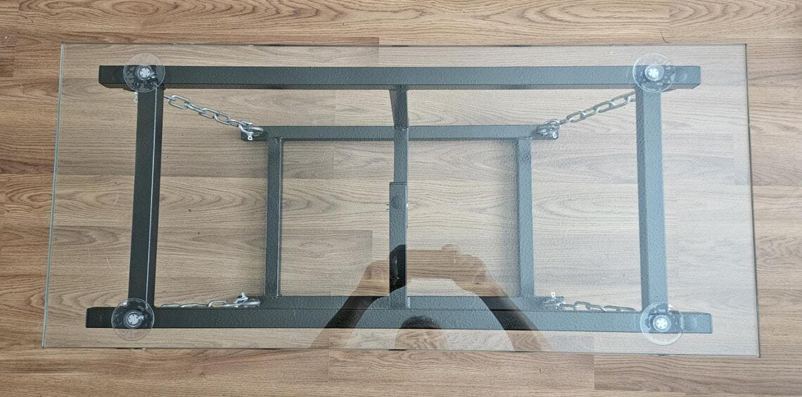Tensegrity Coffee Table — Handcrafted Steel & Glass (Modern-Industrial Design)