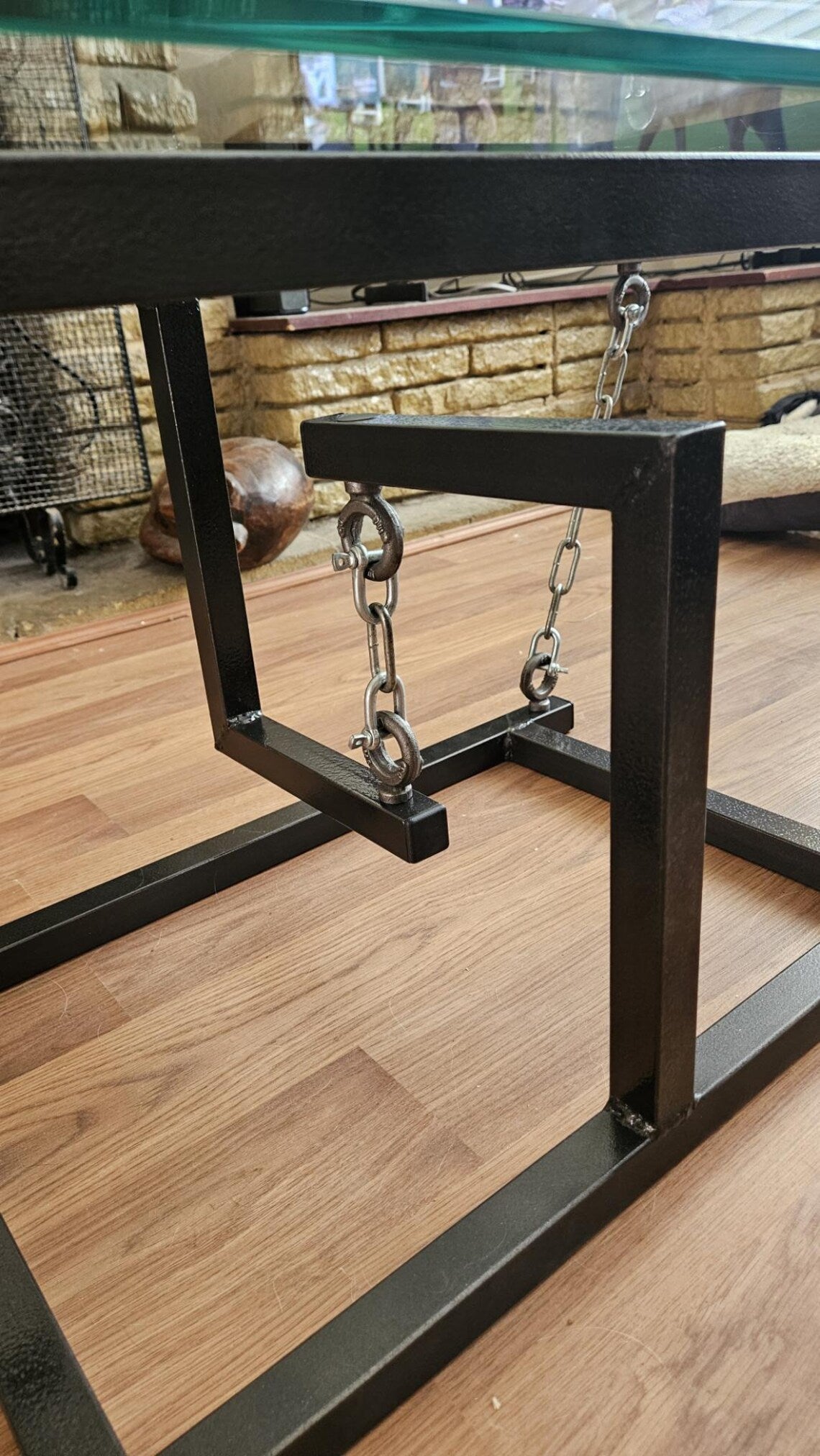 Tensegrity Coffee Table — Handcrafted Steel & Glass (Modern-Industrial Design)