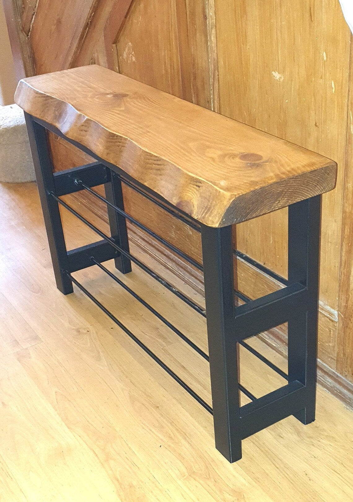 Shoe rack bench