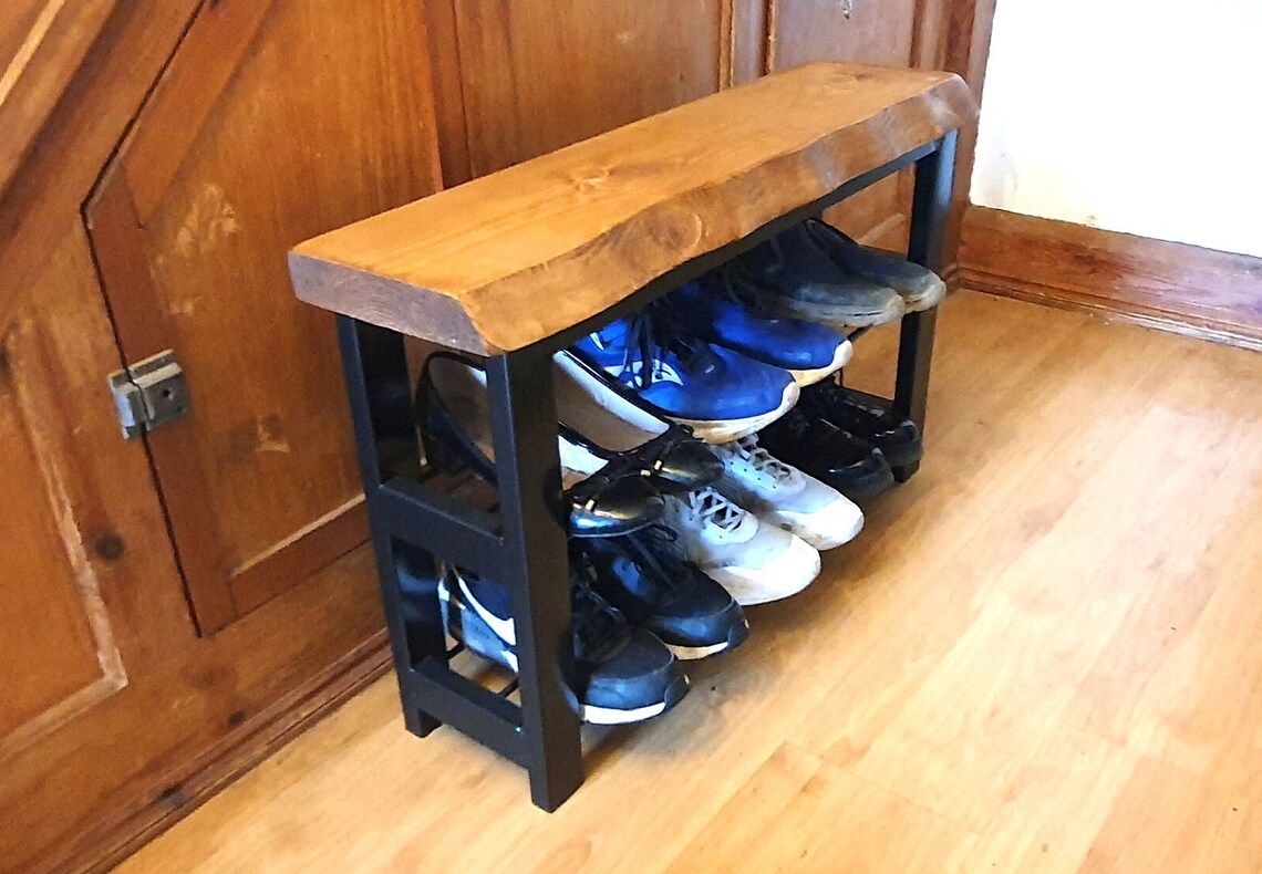 Shoe rack bench