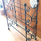 Four tier wrought iron shoe rack. Heart-shaped. Handmade and crafted in the UK