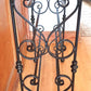 Four tier wrought iron shoe rack. Heart-shaped. Handmade and crafted in the UK
